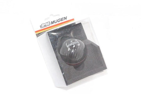 Mugen 5sp MT Carbon Shift Knob with Red Band-54102-XLT-K3S0-RD - Rzcrewgarage