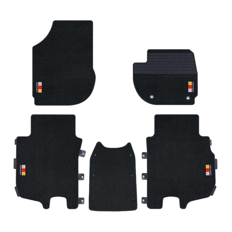 Mugen - Floor Mat Set (Black)  - Honda - Fit-Jazz GR1/2/3/4/5/6/7/8 - 08P15-XNN-K0S0-BK