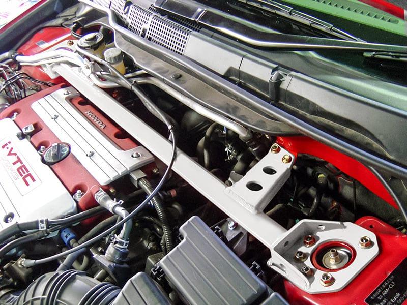 Okuyama Carbing - Front Strut Tower BAR /Steel with MCS - Honda Accord Euro R CL7 - 631 227 0