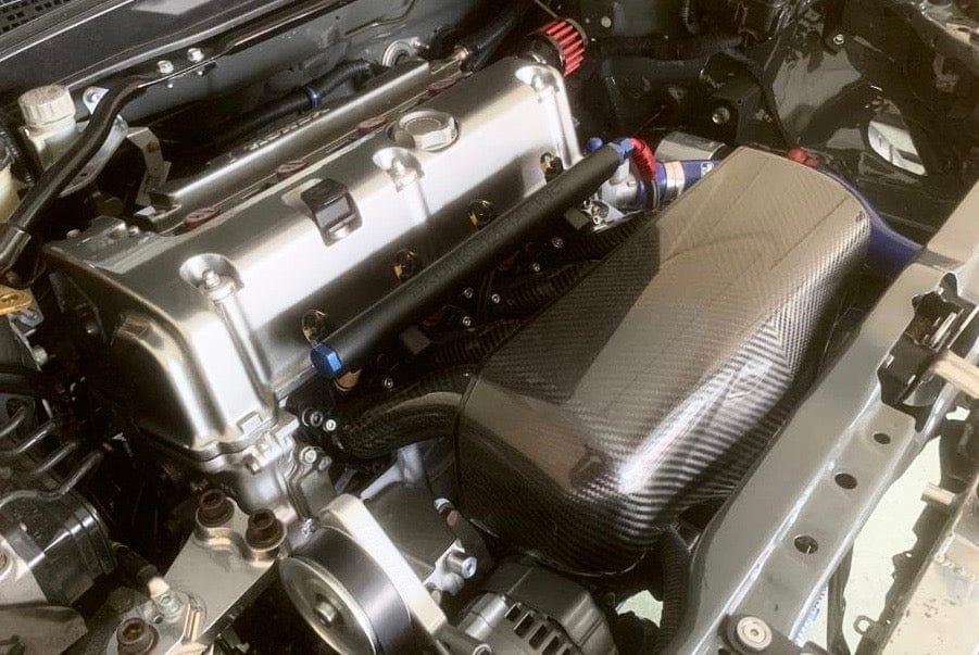 Pracworks Carbon Center Feed intake Manifold - Honda - Civic Type R - FD2R - [variant sku] - RZCrewGarage