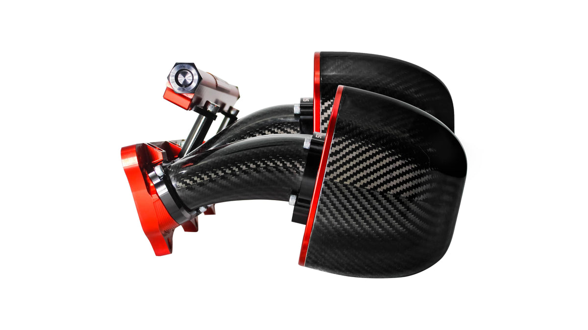 Pracworks Carbon Lowered Intake Manifold 20° Plenum - Honda - Civic - EK(All) - [variant sku] - RZCrewGarage