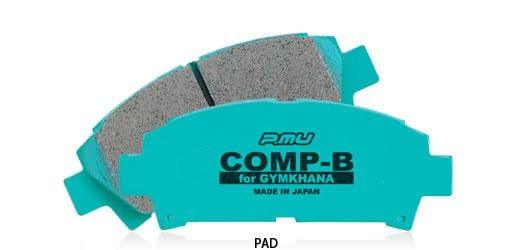 Project Mu - Comp-B for Gymkhana Rear Brake Pads - Subaru Impreza Sports Wagon STI GGB Applied  A-G (2000-2007) - R911_Type_Comp-B_for_Gymkhana - Rzcrewgarage