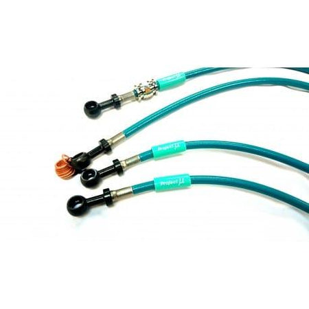 Project Mu - Steel Fitting Brake Lines ( Fits Brembo) - Mitsubishi - Lancer Evolution X CZ4A - RZCrewGarage