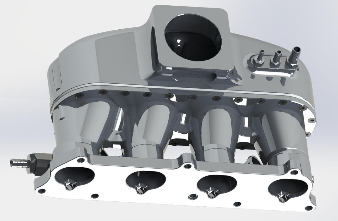 Rzcrew Racing - Billet Airstream Centerfeed Intake Manifold - Honda - Civic K20A/K20Z/K series - [variant sku] - RZCrewGarage