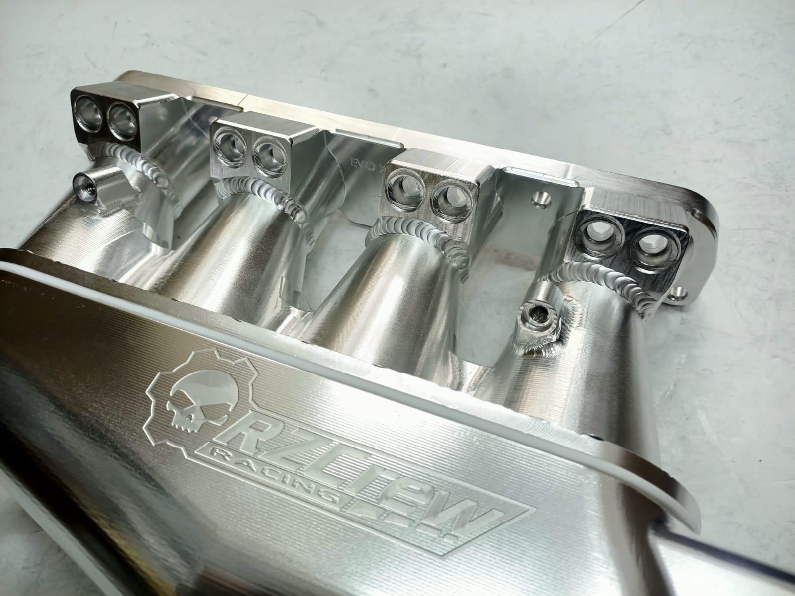 Rzcrew Racing - Billet Airstream Dual injectors Intake Manifold (8 injectors) - Mitsubishi - Lancer Evolution X CZ4A - [variant sku] - RZCrewGarage