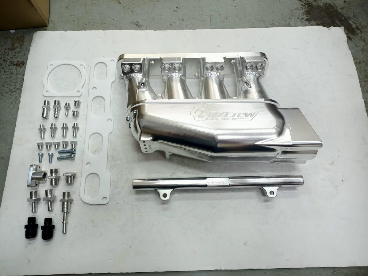 Rzcrew Racing - Billet Airstream Dual injectors Intake Manifold upgrade Kit - Mitsubishi - Lancer Evolution X CZ4A - [variant sku] - RZCrewGarage