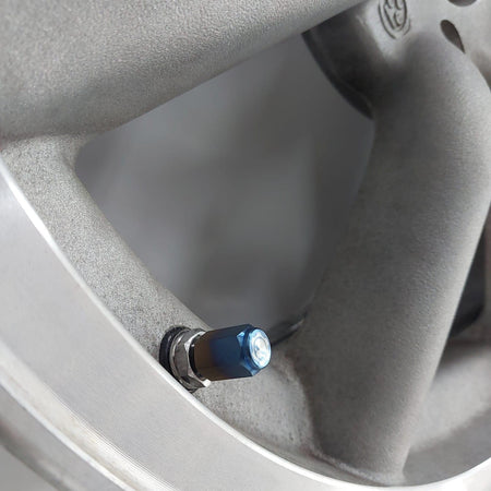 Rzcrew Racing - Burnt Titanium Valve Caps set - [variant sku] - RZCrewGarage