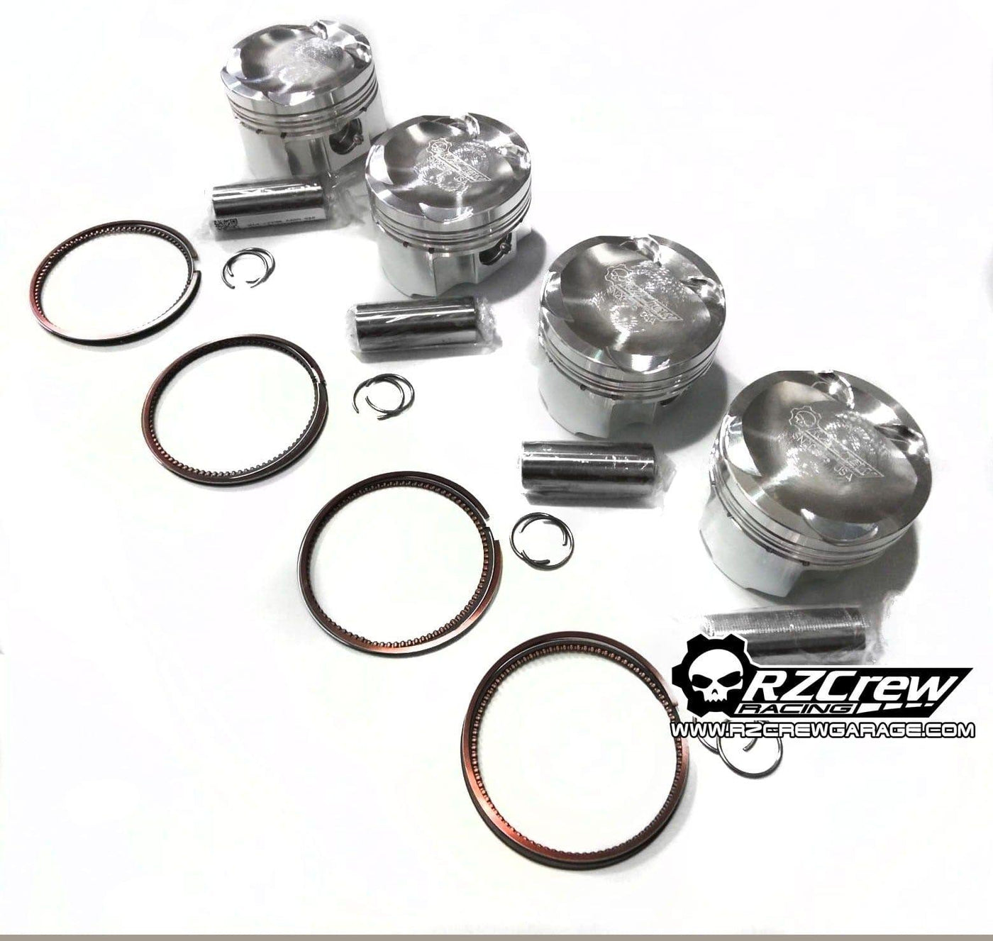 NPR High Compression Pistons + Rings – Honda Civic B16 DOHC PR3 81MM (B16 / B18)