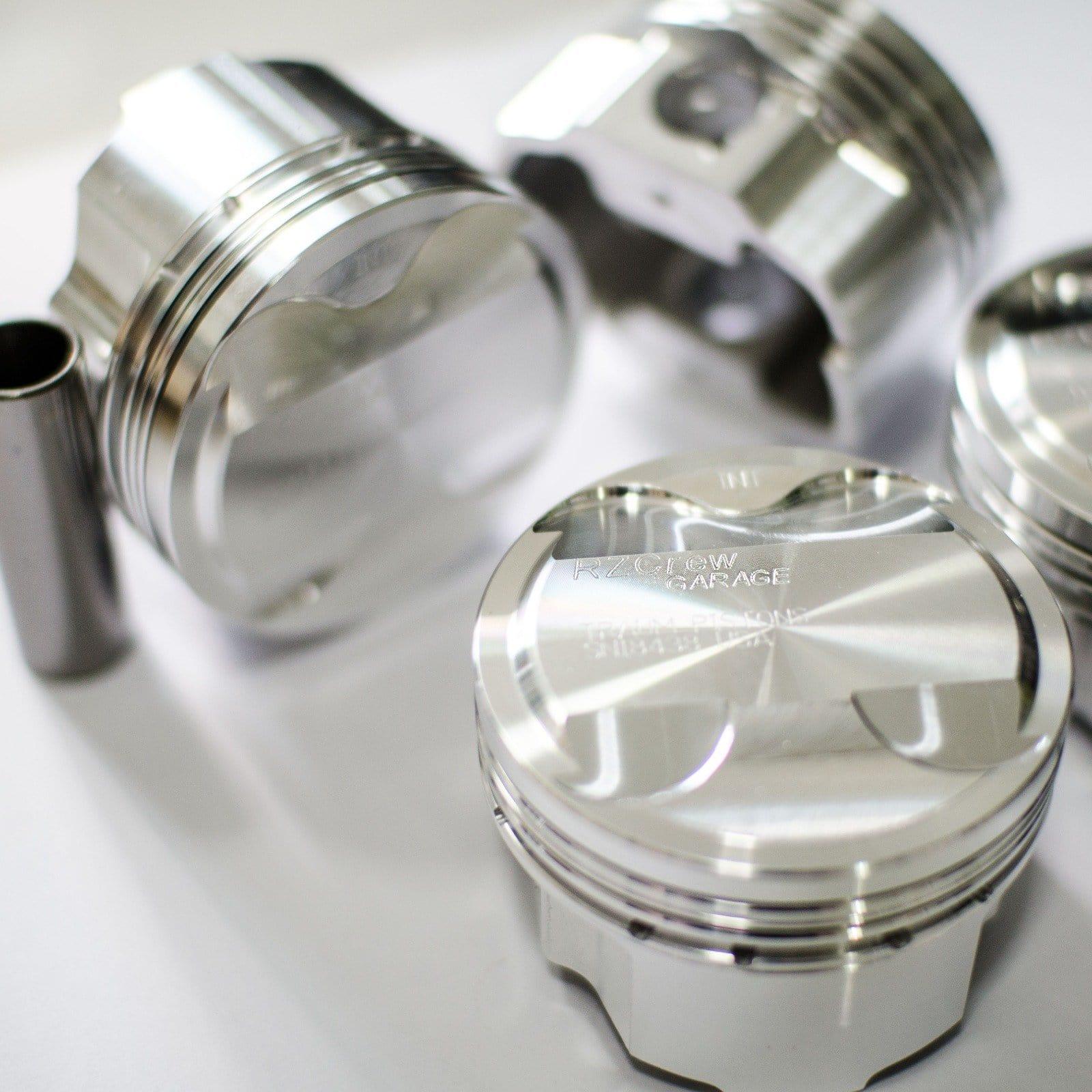 Rzcrew Racing - Forged Pistons 75mm - 8:5 to 15:0 Compression Ratio - Honda - D16/ZC