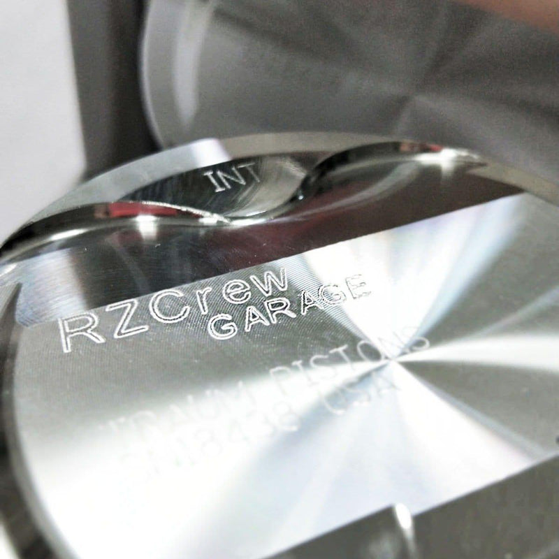 Rzcrew Racing - Forged Pistons 84mm - 8:5 to 15:0 Compression Ratio - Honda - H22A