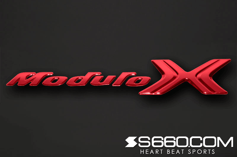 S660.COM - Coloured Modulo X Emblem Kit - Honda - S 660 JW5 - Blue S-660EMX2R - Rzcrew Garage