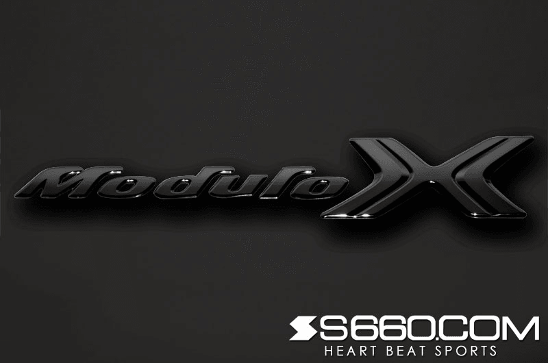 S660.COM - Coloured Modulo X Emblem Kit - Honda - S 660 JW5 - Matt Black S-660EMX4MB - Rzcrew Garage