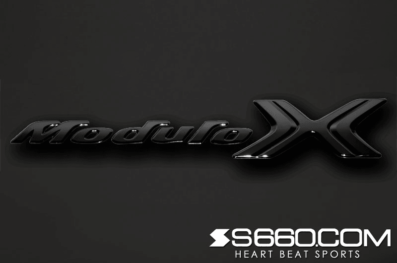 S660.COM - Coloured Modulo X Emblem Kit - Honda - S 660 JW5 - Piano Black S-660EMX5PB - Rzcrew Garage