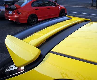 Seeker - 2 pieces rear wing Unpainted - Honda - Civic EK Hatchback - Default Title SCRS-EKH-NC - Rzcrew Garage