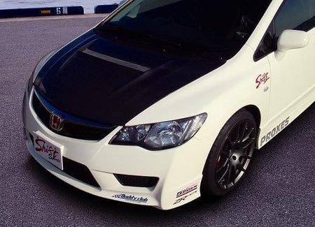 Shift Sports - Aero Vented FRP Hood - Honda - Civic Type R FD2R - SS-FRP-FD2 - Rzcrew Garage