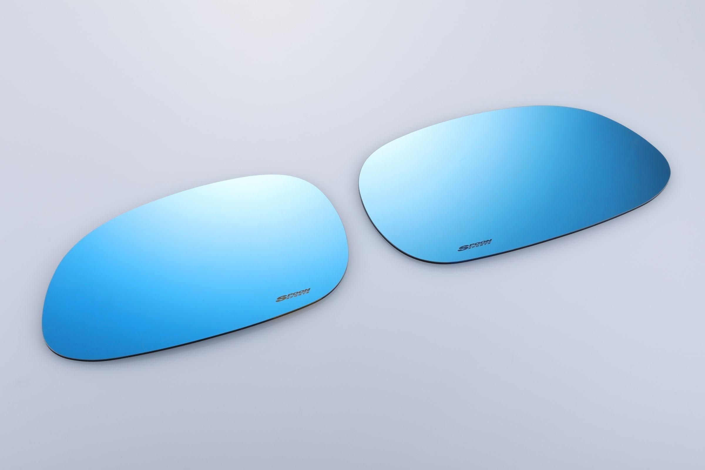 Spoon - Blue Wide Mirror - Honda - Civic EG Hatchback - 76203-EG6-030 - Rzcrew Garage