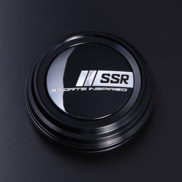 SSR Japan - Aluminum Racing Center Cap B-Type Black - Low - RZCrewGarage