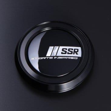 SSR Japan - Aluminum Racing Center Cap B-Type Black - Super Low - RZCrewGarage