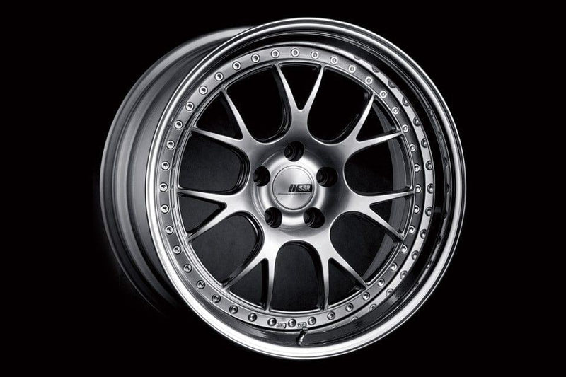 SSR Japan Professor MS3 ( Medium Disc MD) 18x10.5 5x100 ET:-3 Titan Silver