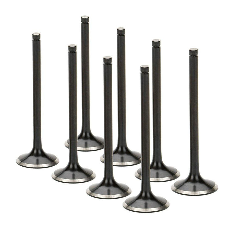 Supertech - Honda/Acura K20/K24 Black Nitrided Intake Valve - +0.5mm Oversize - Set of 8 - HIVN-1021F-8 - HIVN-1021F-8