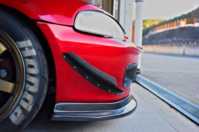 Tactical Art - Carbon Lip Spoiler - Honda - Civic EG Hatchback - [variant sku] - RZCrewGarage
