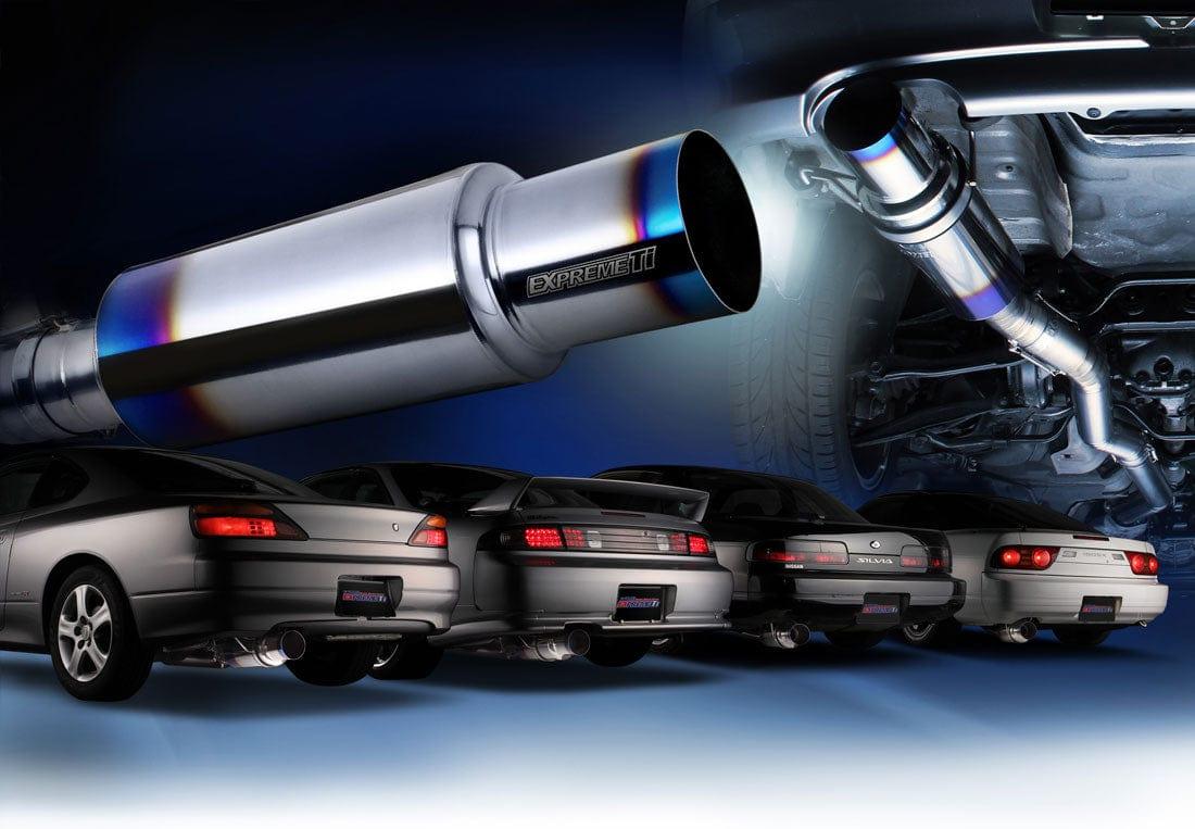 Tomei Expreme Ti Titanium Muffler - Nissan - Silvia S14TC - 440025