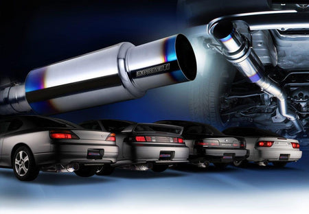 Tomei Expreme Ti Titanium Muffler - Nissan - Silvia S14TC - 440025