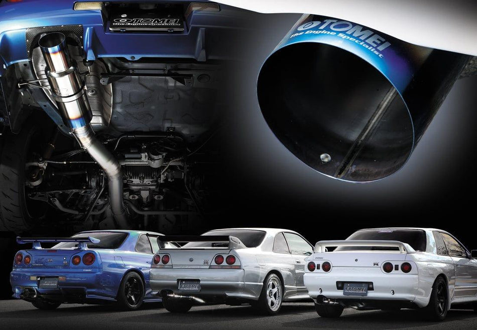 Tomei Ti RACING TITANIUM MUFFLER - Nissan - Skyline GT-R BCNR33 - 441009