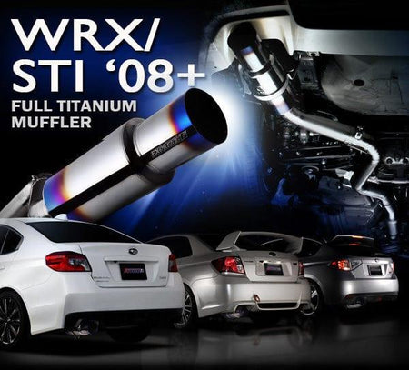 Tomei Usa Expreme Ti Full Titanium Muffler - Subaru - Impreza WRX STi GR# (USDM 5Dr HB EJ25 Only) -TB6090-SB02B