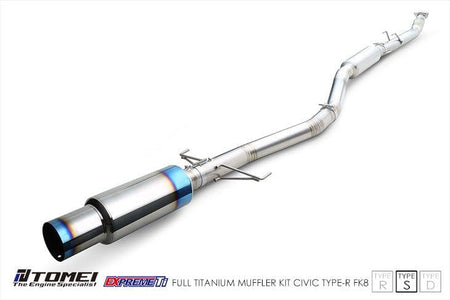 Tomei Usa Expreme Ti Full Titanium Type S Exhaust - Honda - Civic Type R FK8 -TB6090-HN06B