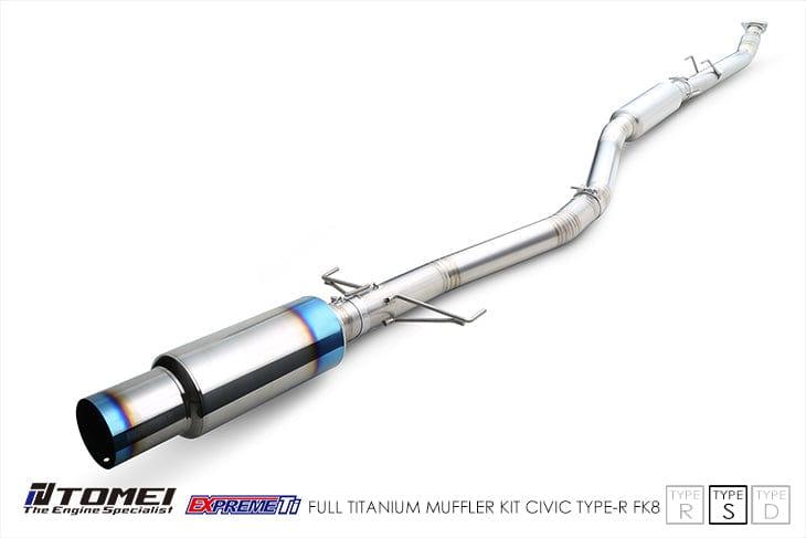 Tomei Usa Expreme Ti Full Titanium Type S Exhaust - Honda - Civic Type R FK8 -TB6090-HN06B