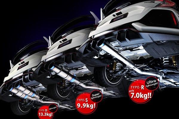Tomei Usa Expreme Ti Full Titanium Type S Exhaust - Honda - Civic Type R FK8 -TB6090-HN06B
