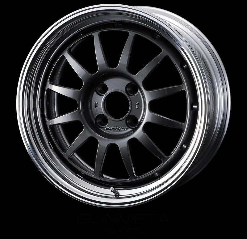 WedsSport Racing - 16x6.5J - 4x100 - ET: 31/45 (Gun Metal) - Racing166.5314x100-GM