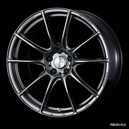 WedsSport SA-25R - 16x7J - 5x100 - ET: 48 (Platinum Silver Black) - 5x100 - SA-25R-167510048-PSB