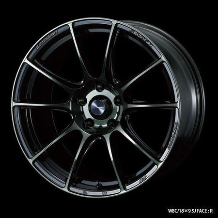 WedsSport SA-25R - 17x7.5J - 5x100 - ET: 48 (Worth Black Clear) - 5x100 - SA-25R-1775510048-WBC