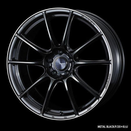 WedsSport SA-25R - 19x8J - 5x114.3 - ET: 45 (Metal Black) - 5x114-3 - SA-25R-1985114345-MB