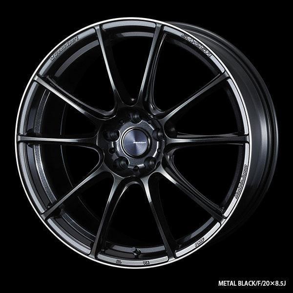 WedsSport SA-25R - 20x9.5J - 5x114.3 - ET: 38/48 (Metal Black) - SA-25R-20955114338-MB