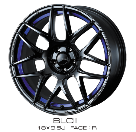 WedsSport SA-27R - 18x8.5J - 5x100 - ET: 45 (BLUE LIGHT CHROME II) - 5x100 - SA-27R188.5455x100-BLCII